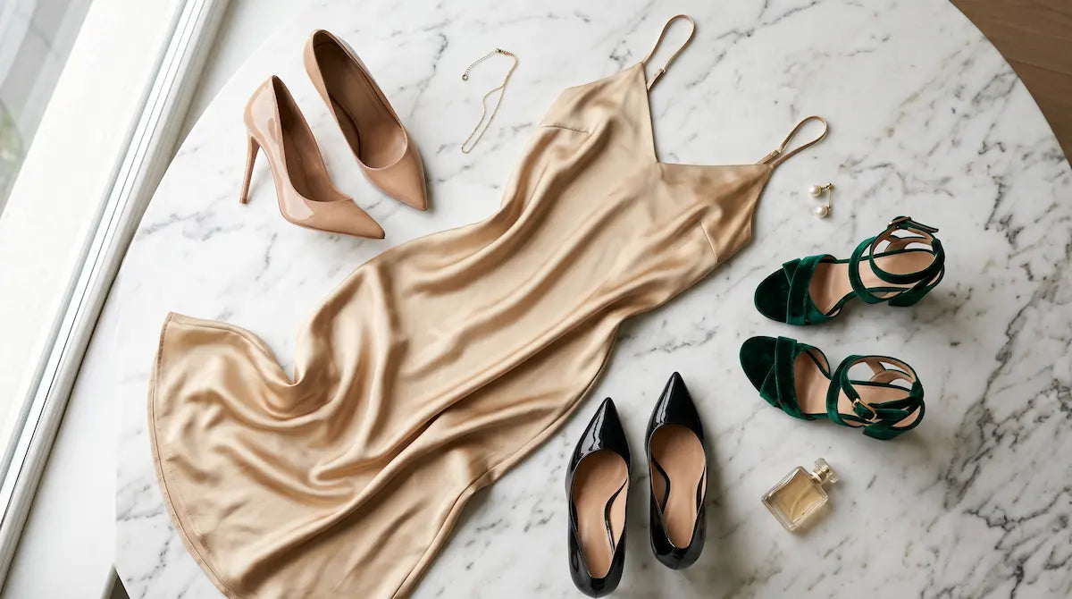 color shoes gold dress 13 Dazzling Shoe Styles to Wear With Any Gold Dress