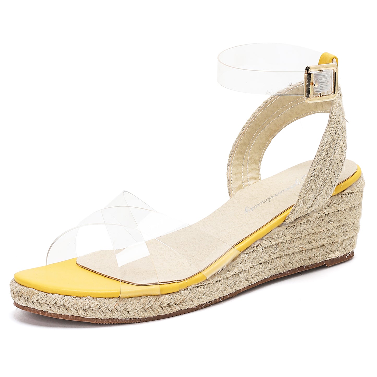Criss-Cross Low Espadrille Wedge Sandals