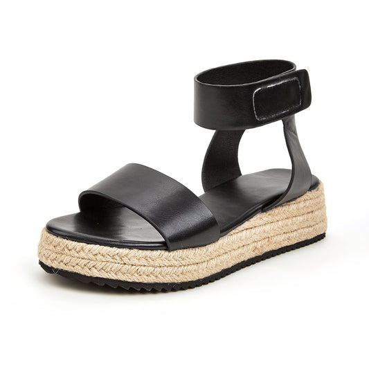 Espadrille Flatform Ankle Strap Sandals